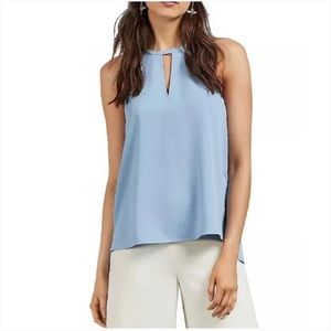 Ted Baker Dippa Keyhole Halter Top. Light Blue. Ted Baker Size 4/US size 10.